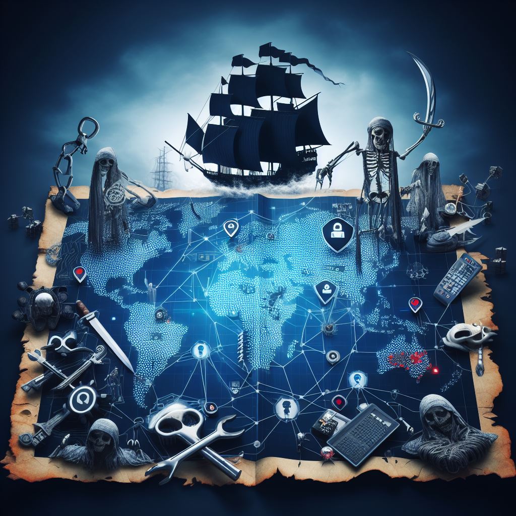 Best Cybersecurity Services Austin Dallas Houston San Antonio and Central Texas | ALCON DTS: Austin, TX Best Managed IT Support Services Cybersecurity Pirate's Map