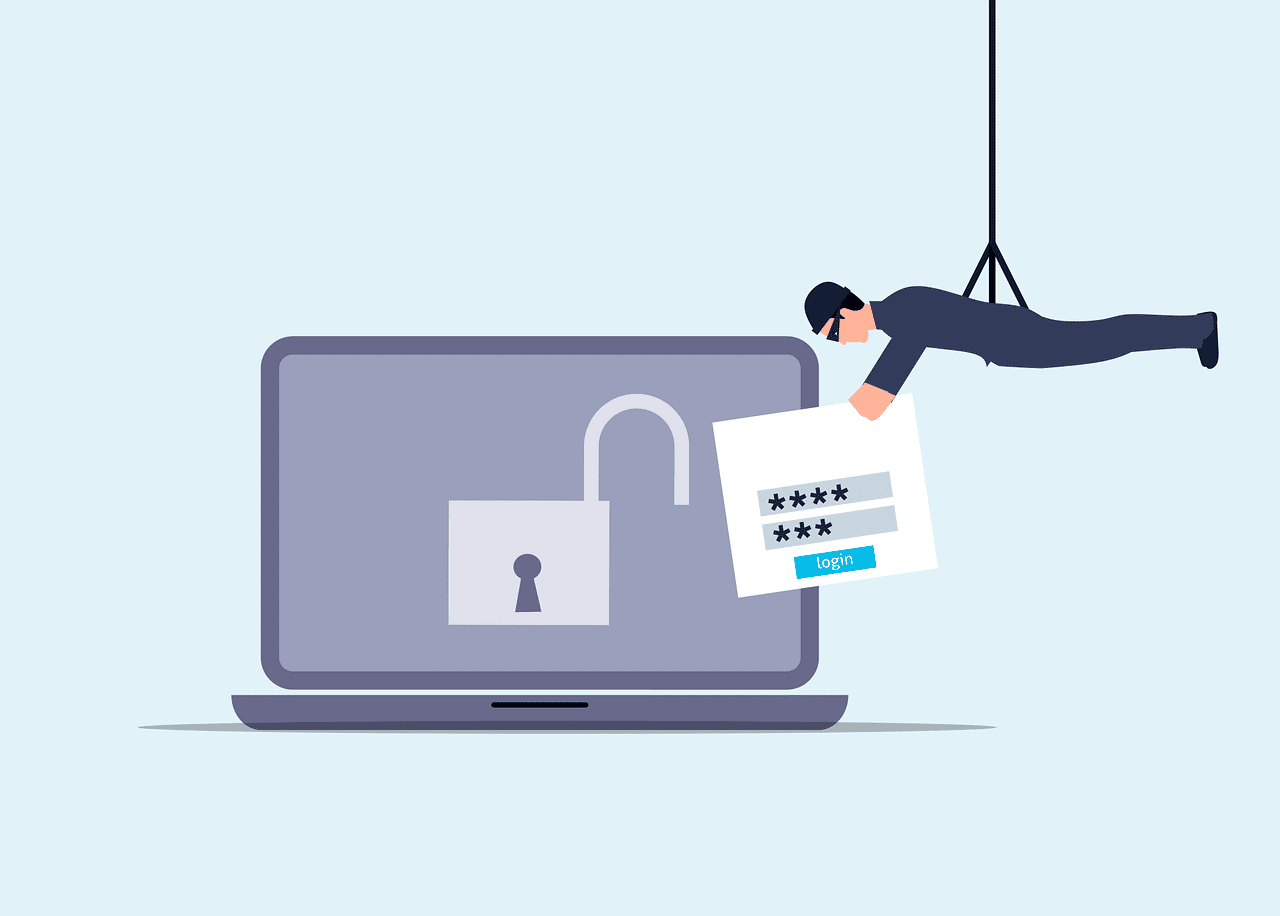 10-Steps-to-Prevent-a-Data-Breachpng | ALCON DTS: Austin, TX Best Managed IT Support Services Free attack unsecured laptop vector