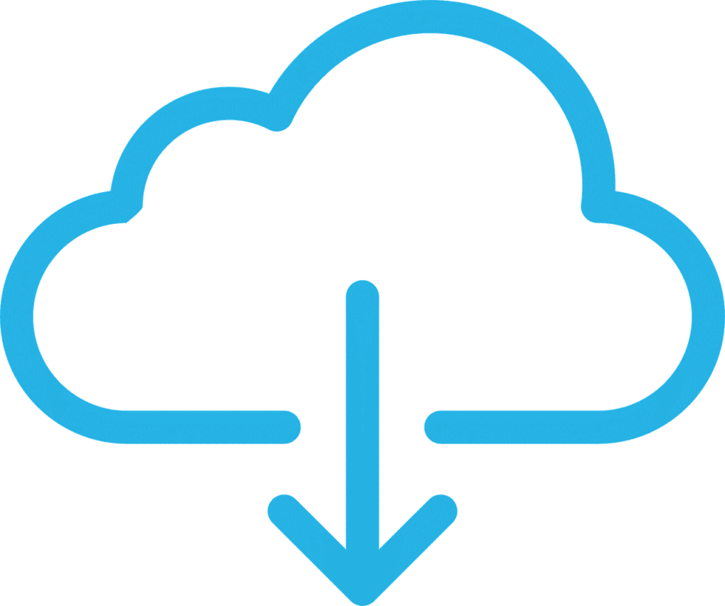 Free download cloud file download vector