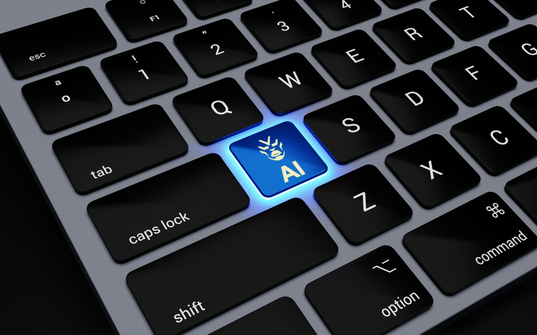 6-Ways-to-Prevent-Leaking-Private-Data-Through-Public-AI-Tools-scaledjpg | ALCON DTS: Austin, TX Best Managed IT Support Services a computer keyboard with a blue light on it