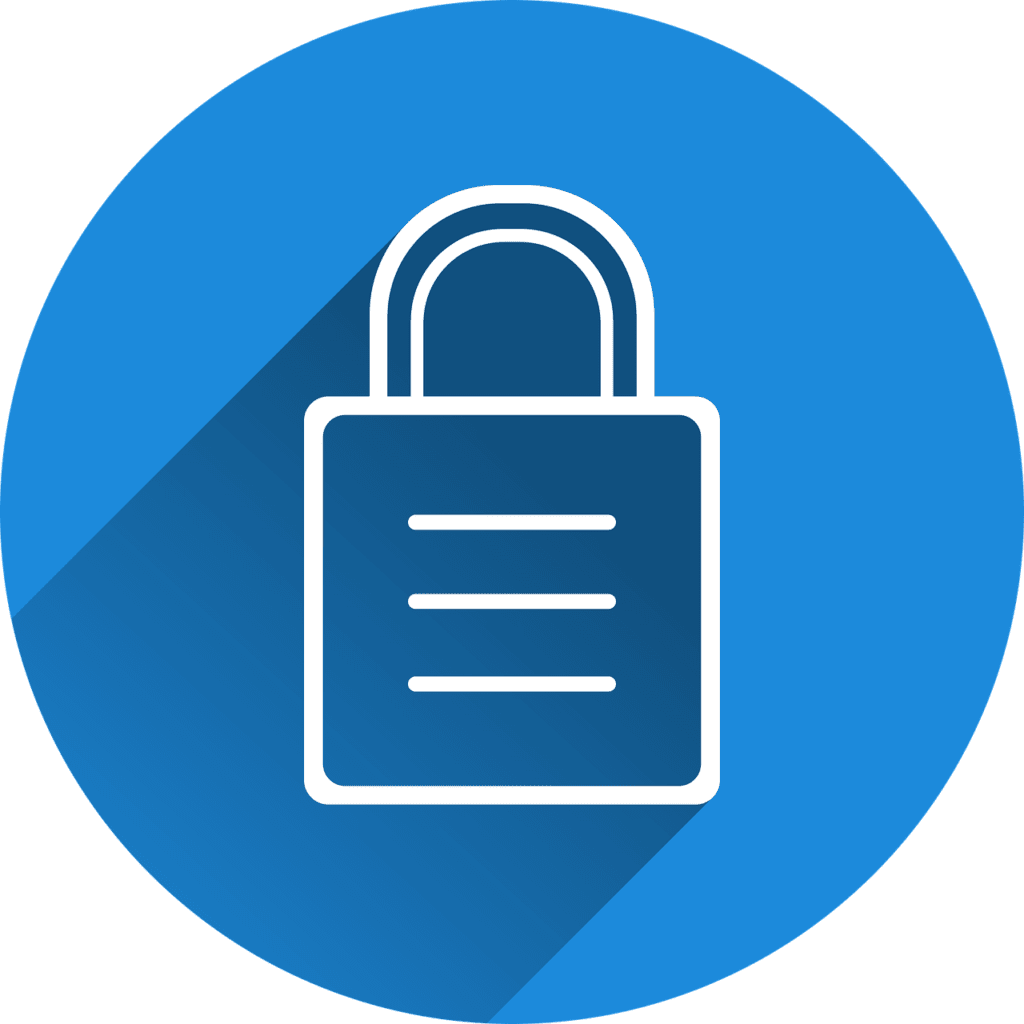 Free castle security locked vector